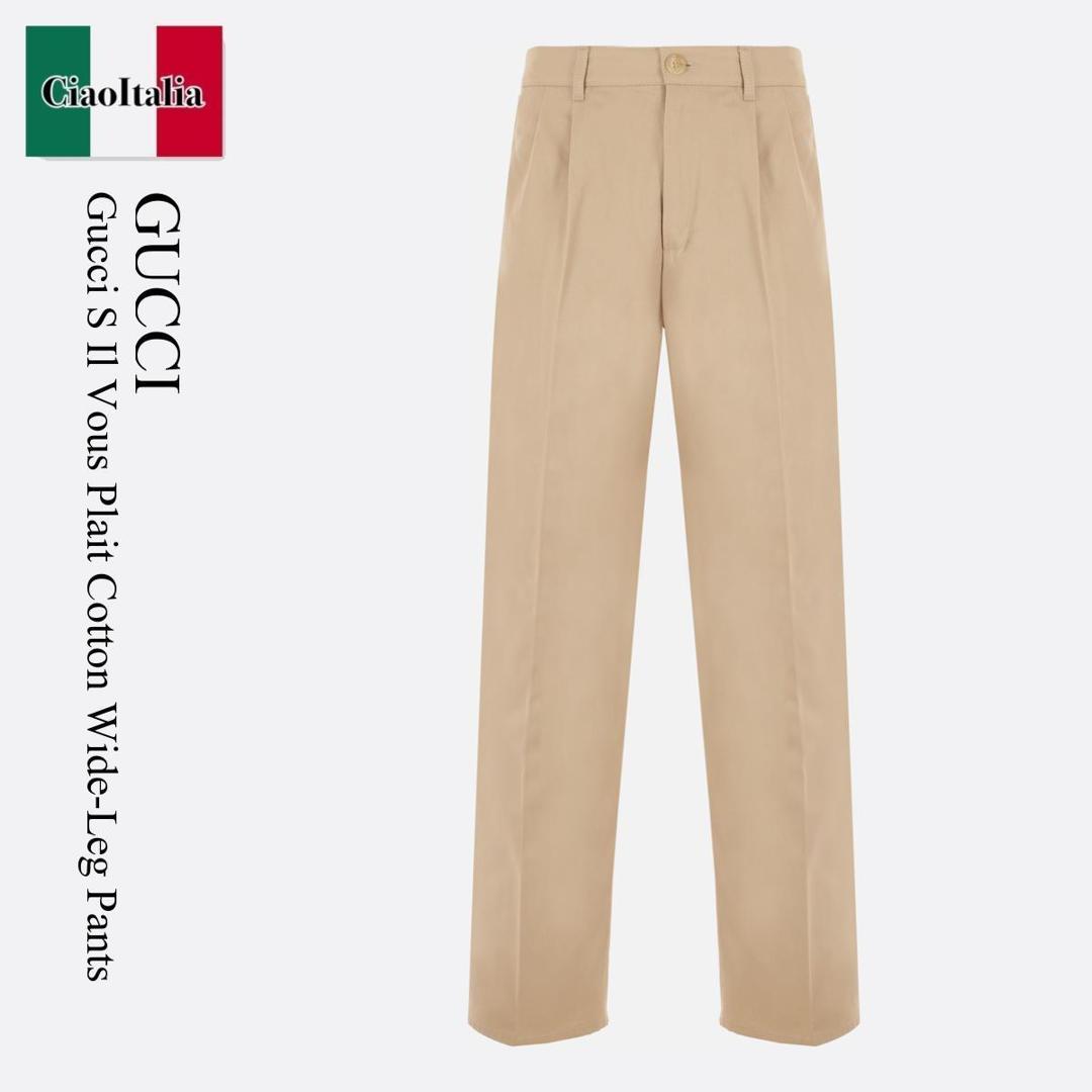 ＊GUCCI＊ ホースビット付きGGキャンバスパンツ 関税・送料込み GUCCI 未使用品□GUCCI グッチ 2022年製 720965 ホースビット