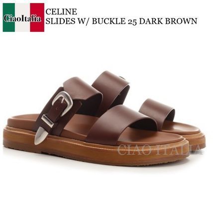 楽天市場】CELINE セリーヌ スライドサンダル Triomphe