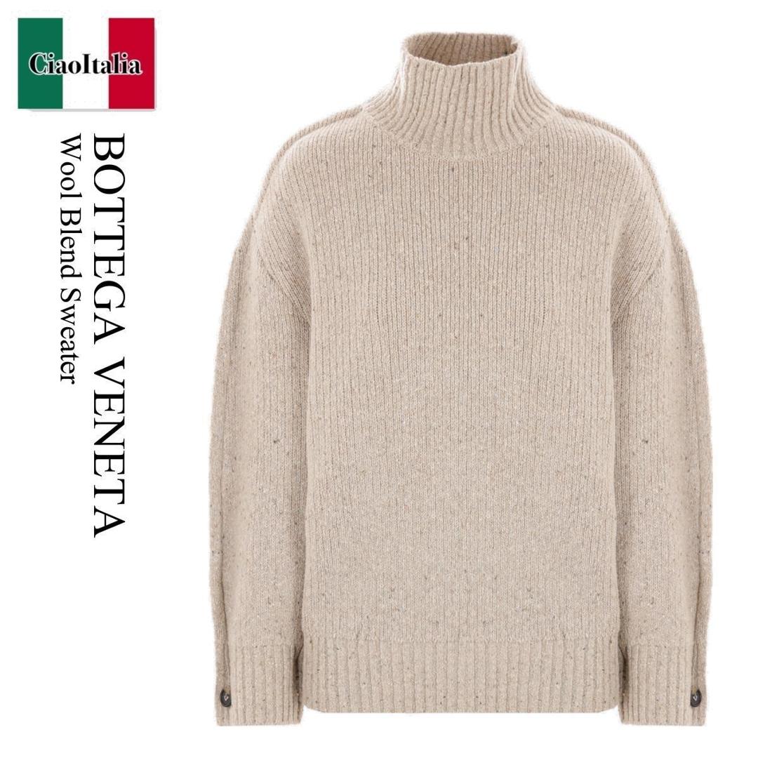 ボッテガヴェネタ　カシミアセーター BOTTEGA VENETA ボッテガヴェネタ ニット セーター ウール カニ