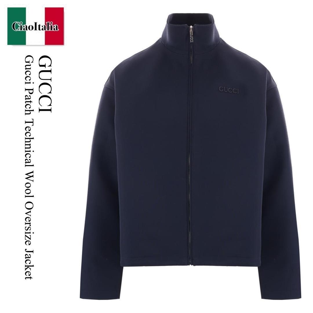 ロゴパッチ付き テクニカルシルク ブルゾンジャケット 楽天市場】グッチ GUCCI ジャケット メンズ ブルゾン フロント
