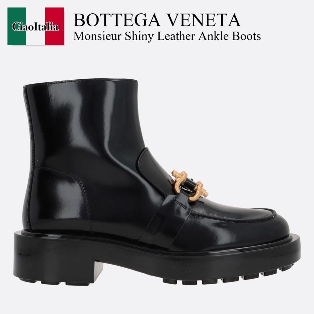 関税送料込【BOTTEGA VENETA】ショートブーツ ラバー フラット 関税送料込【BOTTEGA VENETA】ショートブーツ ラバー フラット