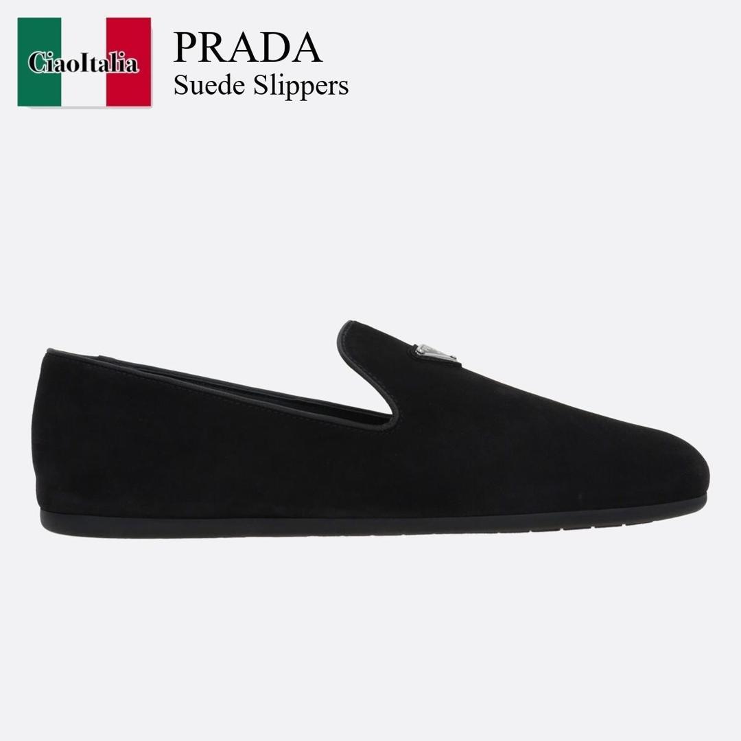 楽天市場】プラダ/PRADA シューズ メンズ SAINT TROPEZ スリッポン