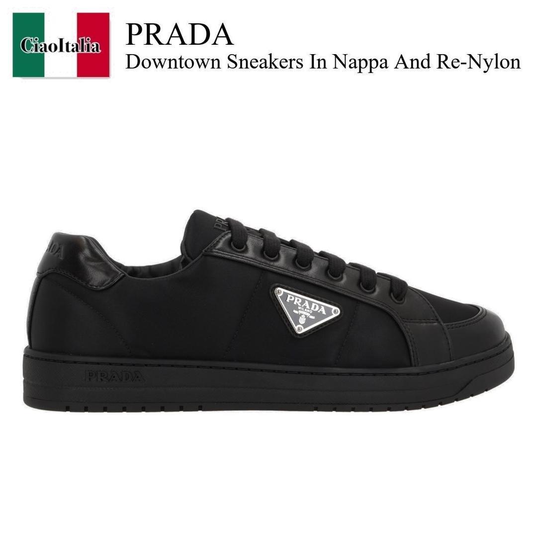 プラダ　PRADA　ナイロン　スニーカー　ブラック　37　型番3E6386 プラダ PRADA ナイロン スニーカー ブラック 37 型番3E6386
