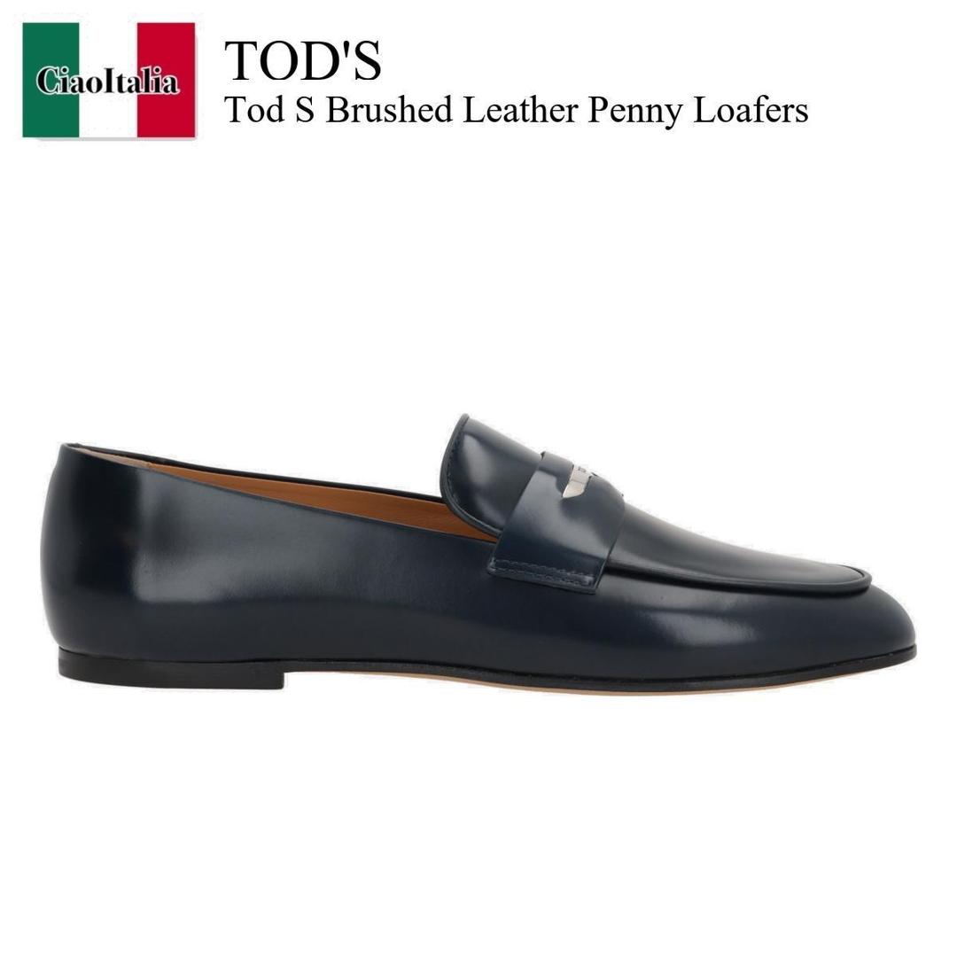 ローファー・オックスフォード TOD'S XXW34L0IO90AKTB999 Loafers TOD`S Woman BLACK Loafers in Leather XXW34L0IO90AKT39MB999 | Tods
