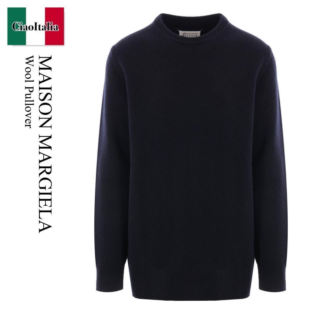 メゾンマルジェラタートルネック メゾンマルジェラ 18AW ナイロン×モヘヤ タートルネックニット