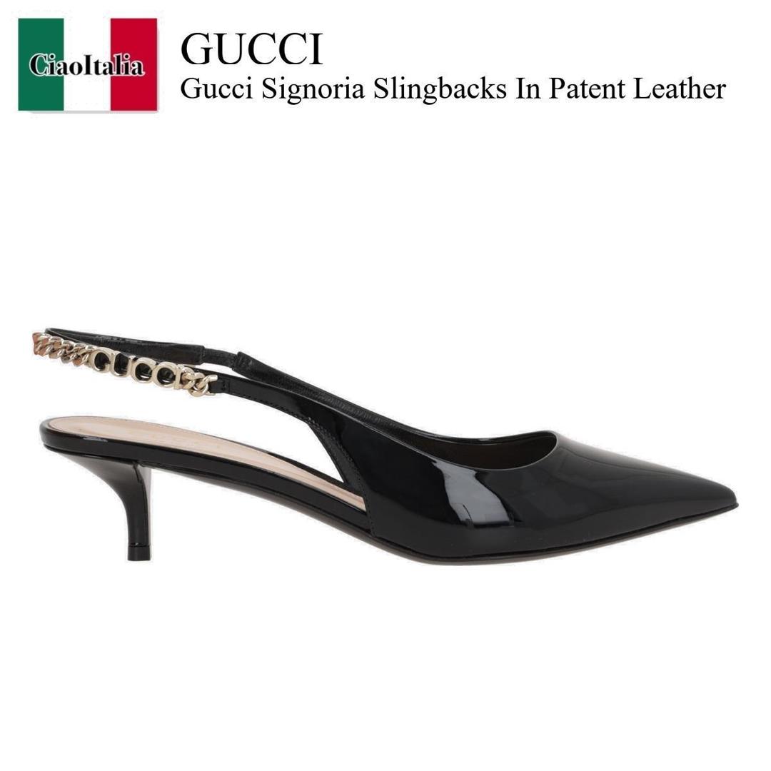 GUCCI　グッチ　ミュール グッチ ホースビット〕ウィメンズ ミュール ・ブラック レザー | GUCCI公式