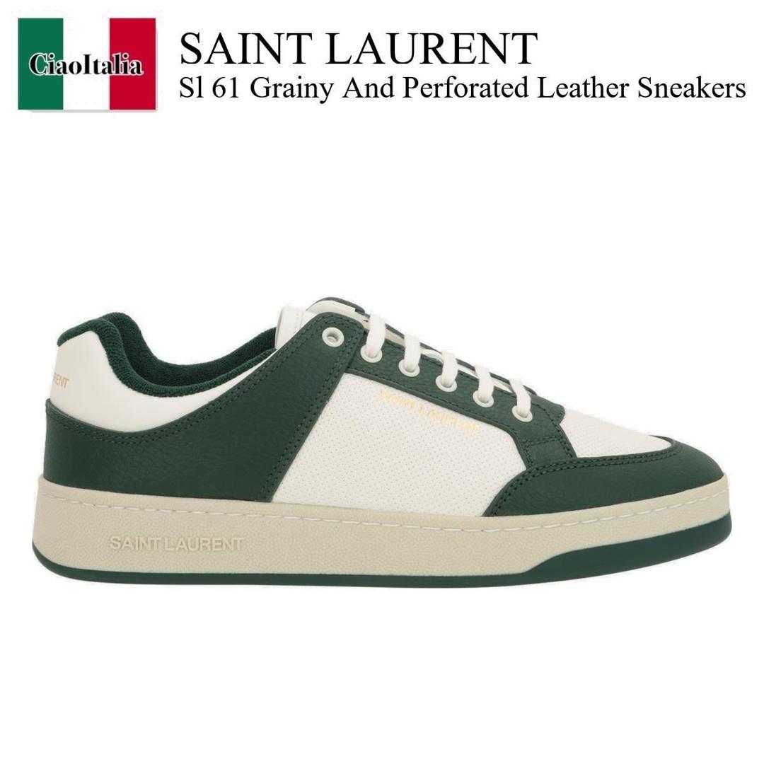 【美品】SAINT LAURENT Mid TOPスニーカー　EU40 楽天市場】サンローラン SAINT LAURENT SL/24 MID-TOP SNEAKERS