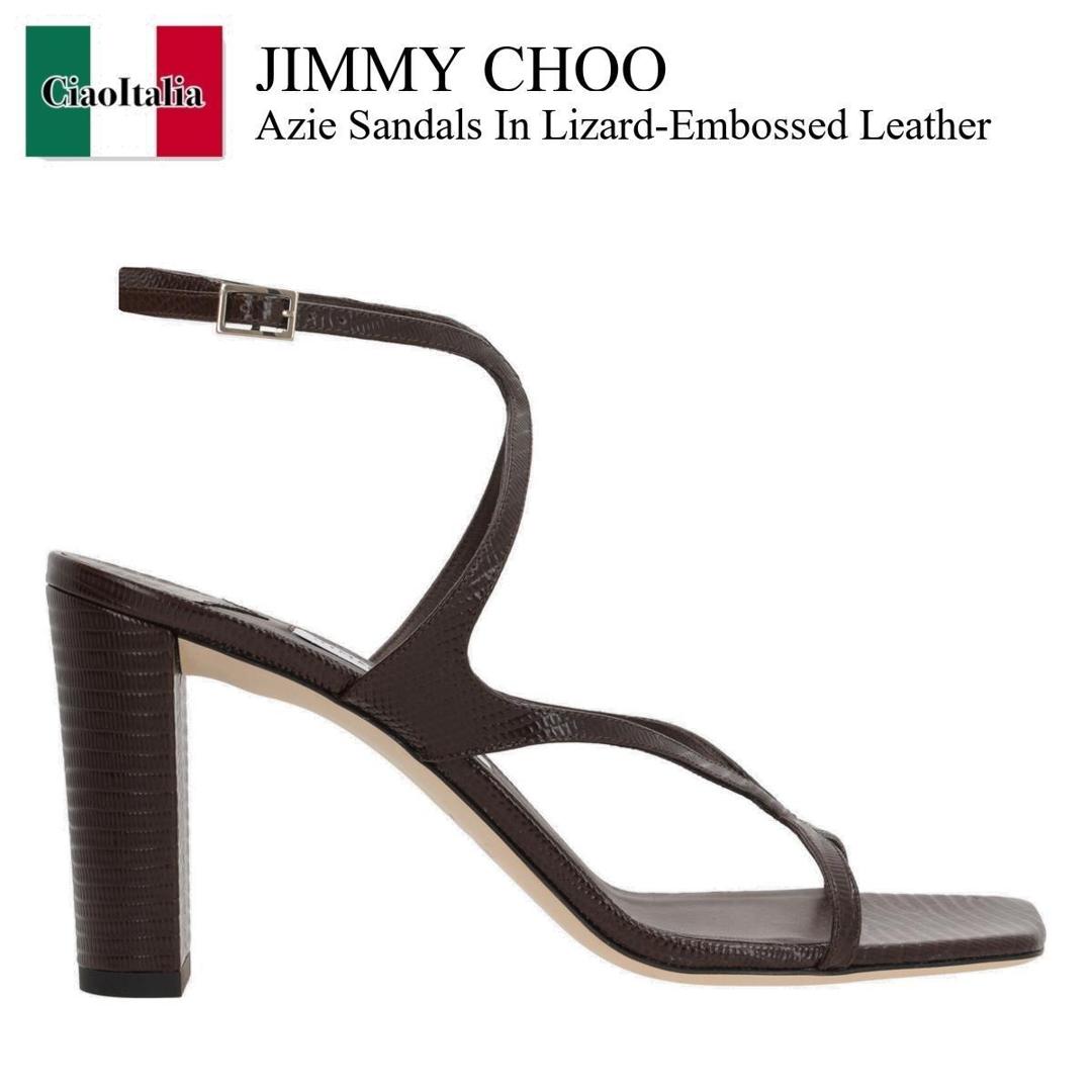 お洒落★JIMMY CHOO キャンバス サンダル スネークプリント JIMMY CHOO】jago sandles (Jimmy Choo/サンダル・ミュール