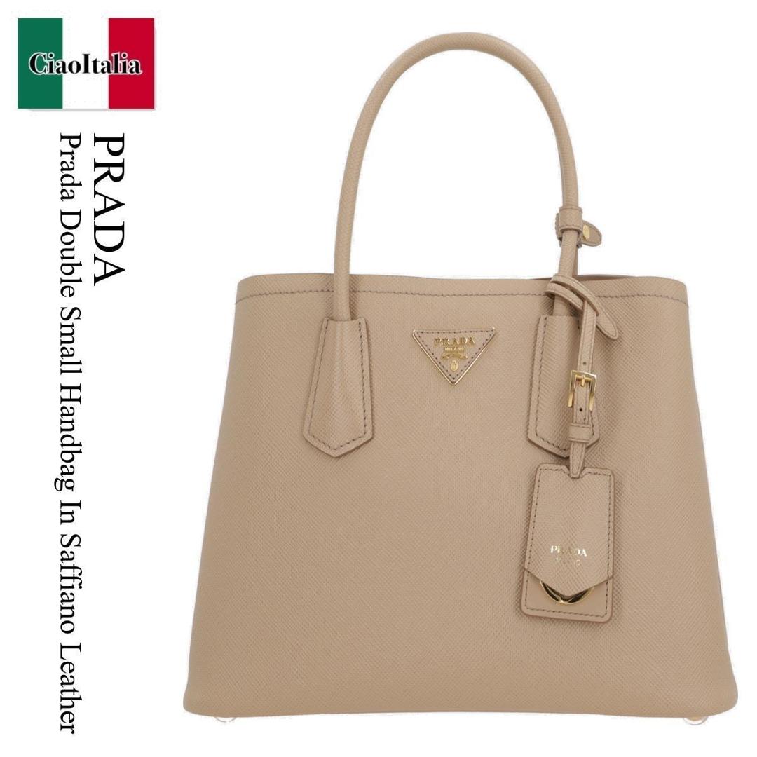 【数量限定・在庫限り・早い者勝ち！】 プラダ / かばん / カバン / Prada Prada Double Small Handbag In Saffiano Leather / 1BG887 F0036 / 1BG887 VOOG2A4A F0036 / 1BG887F0036 / 1BG887VOOG2A4AF0036 / ハンドバッグ