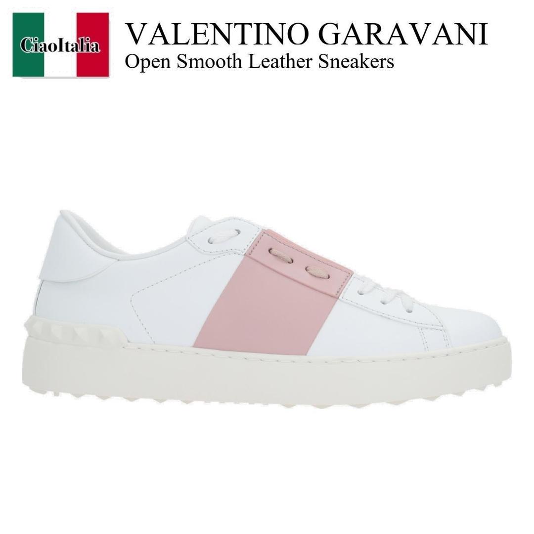 【数量限定・在庫限り・早い者勝ち！】 バレンチノ / Valentino Garavani Open Smooth Leather Sneakers / 6W2S0781BLU / 6W2S0781BLU 834 / 6W2S0781BLU834 / スニーカー