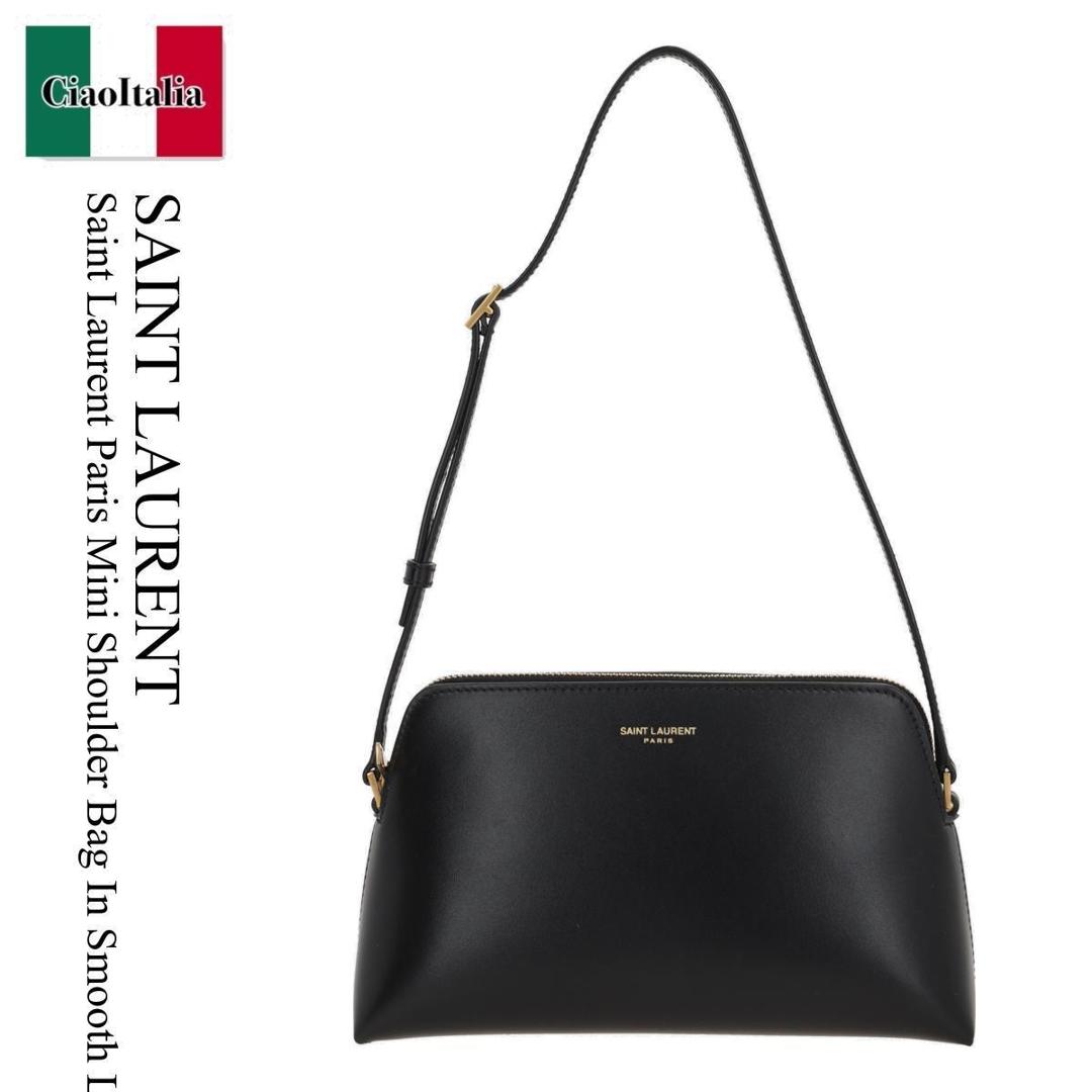 【数量限定・在庫限り・早い者勝ち！】 サンローラン / かばん / カバン / Saint Laurent Saint Laurent Paris Mini Shoulder Bag In Smoot / 819758 2ZA0W / 819758 2ZA0W 1000 / 8197582ZA0W / 8197582ZA0W1000 / ショルダーバッグ・ポシェット