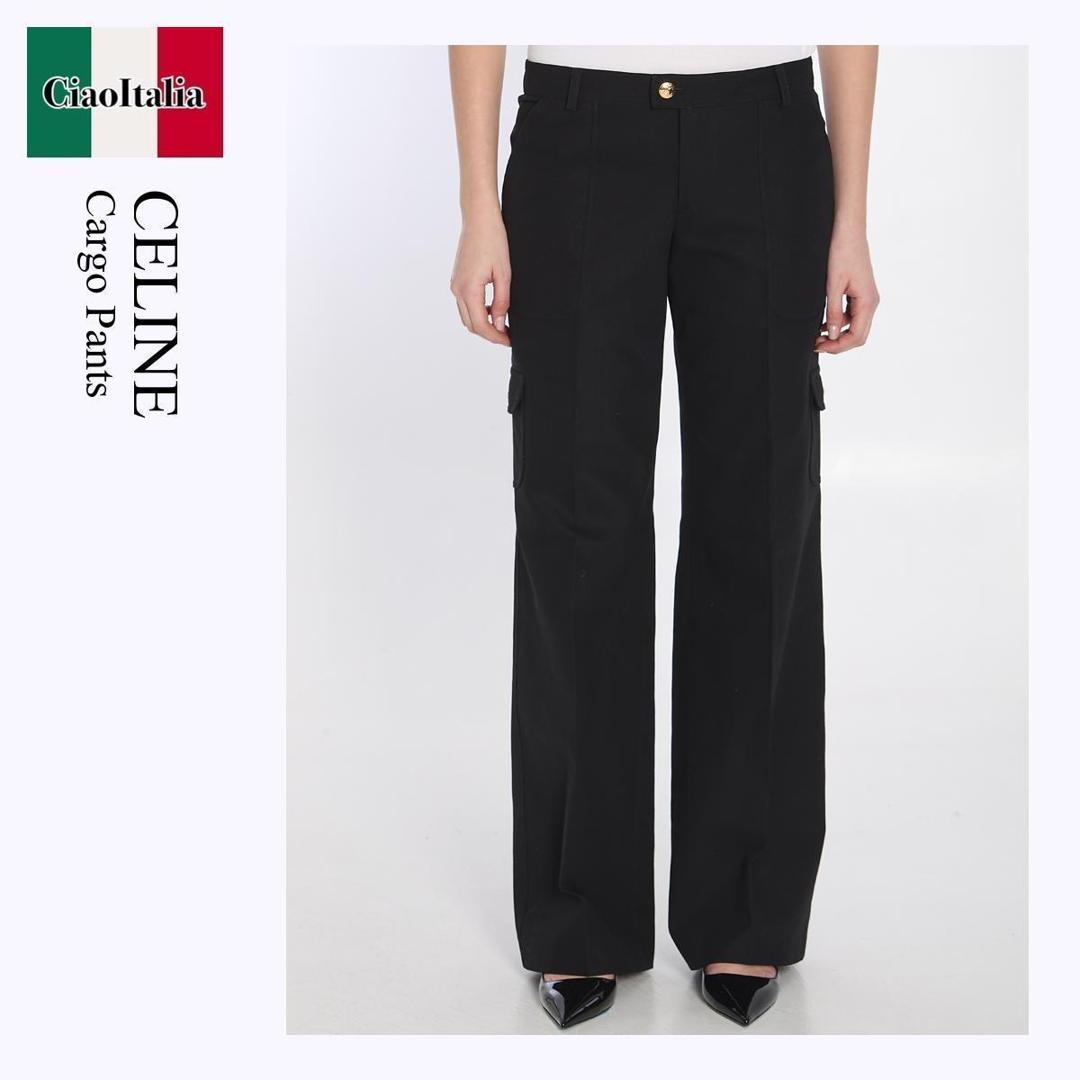 楽天市場】CELINE セリーヌ Cotton Twill Cargo Pants カーゴ