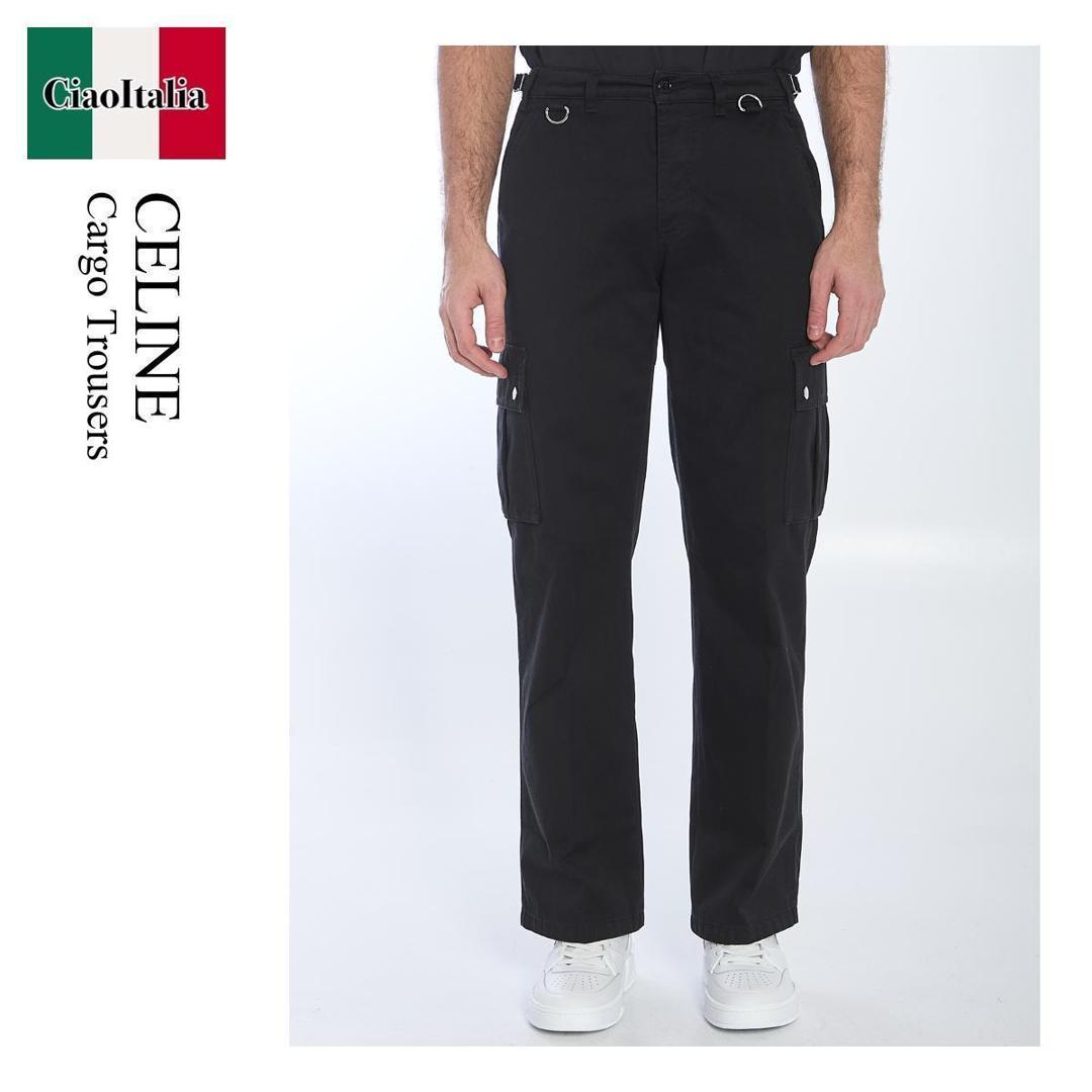 楽天市場】CELINE セリーヌ Cotton Twill Cargo Pants カーゴ