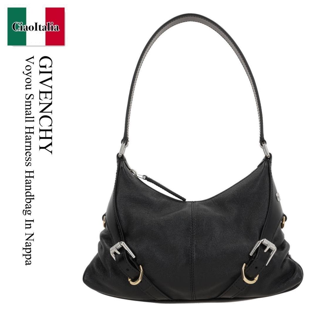 【数量限定・在庫限り・早い者勝ち！】 ジバンシィ / かばん / カバン / Givenchy Voyou Small Harness Handbag In Nappa / BB512KB294 / BB512KB294 001 / BB512KB294001 / ハンドバッグ