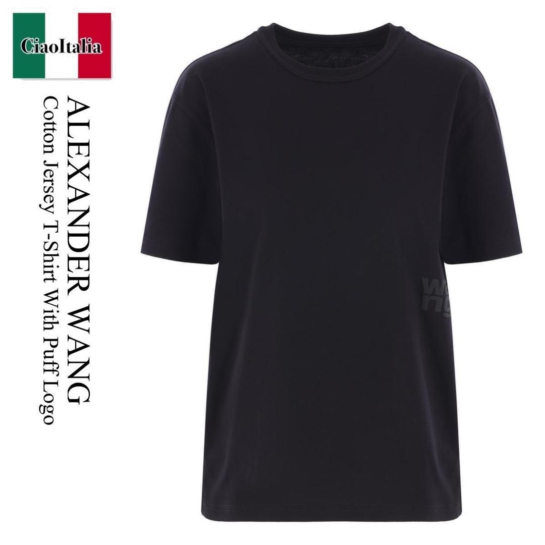 alexander wang ディストレストロゴ コットン マッスルTシャツ alexanderwang アレキサンダーワング ディストレストロゴ