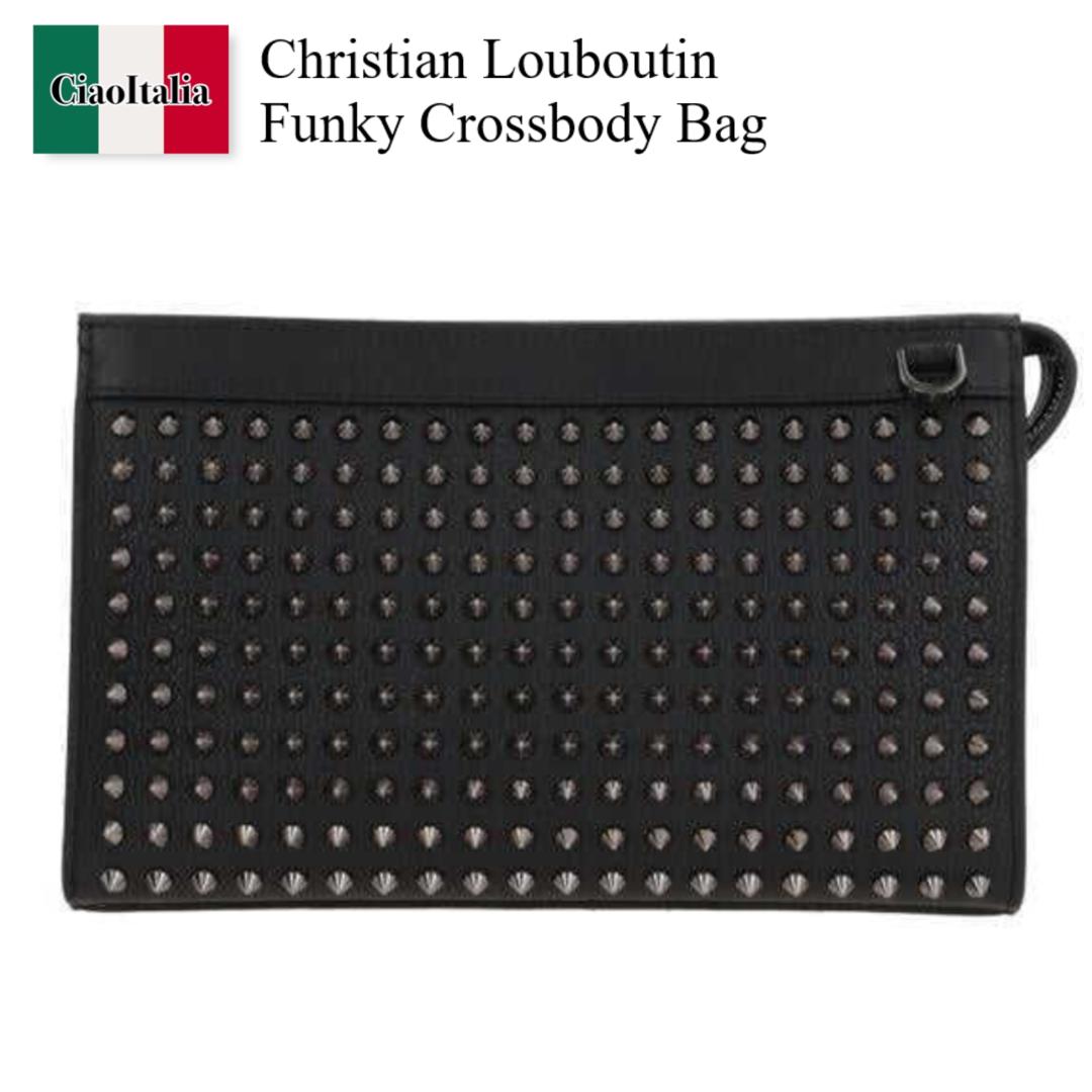 ルブタン ショルダ・ハンドバッグ Christian Louboutin (クリスチャン ルブタン) レザー スタッズ
