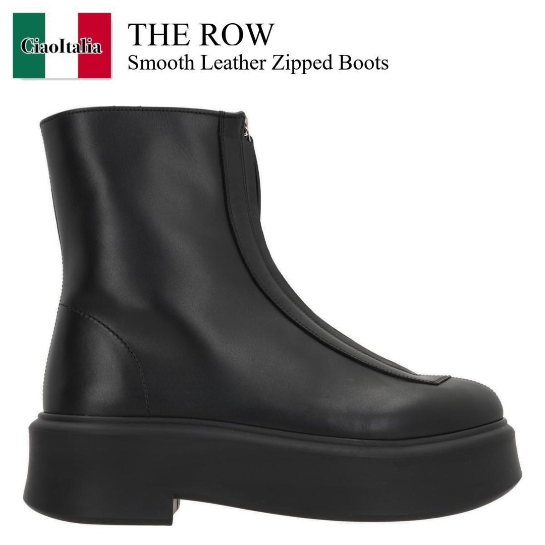 THE ROW アンクルブーツ f1144-l25-blk 楽天市場】ザ ロウ THE ROW アンクルブーツ ブラック レディース