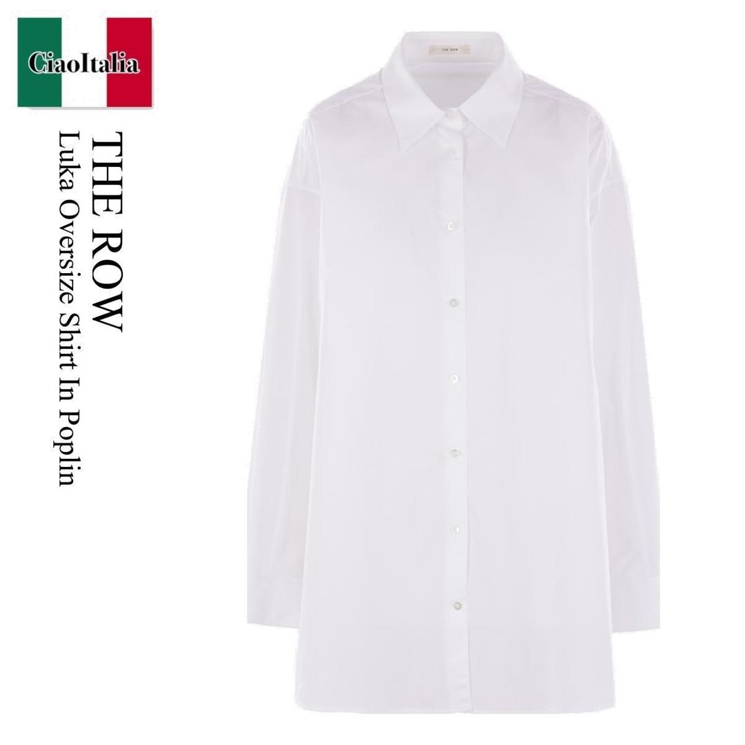 【未使用に近い】The Row オーバーサイズ　シルクシャツ THE ROW シルク オーバーサイズシャツ | NET-A-PORTER