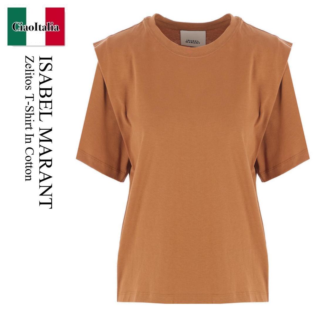 【数量限定・在庫限り・早い者勝ち！】 イザベルマラン / Isabel Marant Zelitos T-Shirt In Cotton / TS0041 FAA1N41 / TS0041 FAA1N41 I50C / TS0041FAA1N41 / TS0041FAA1N41I50C / Tシャツ・カットソー