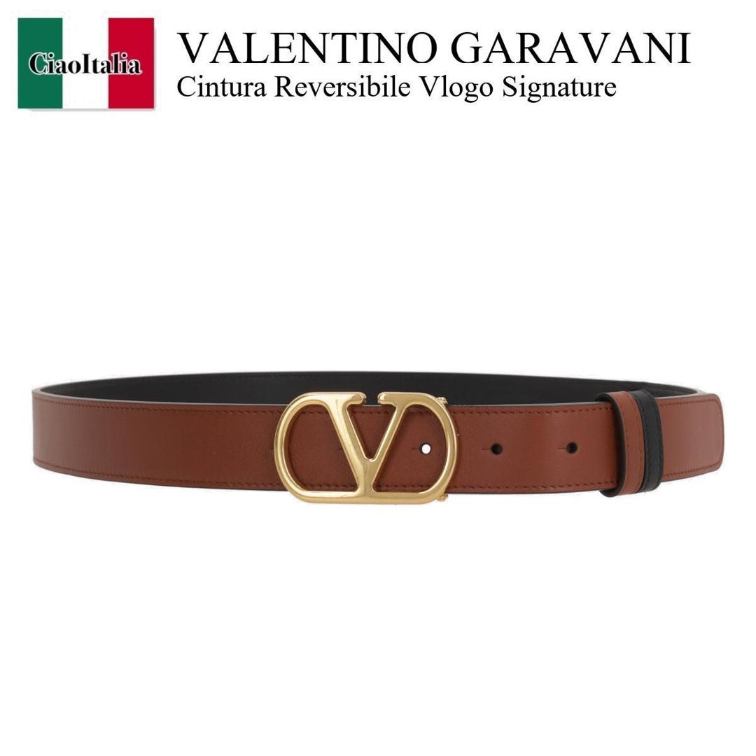 【数量限定・在庫限り・早い者勝ち！】 バレンチノ / Valentino Garavani Cintura Reversibile Vlogo Signature / 7Y2T0SQ3IYR / 7Y2T0SQ3IYR DRN / 7Y2T0SQ3IYRDRN / ベルト