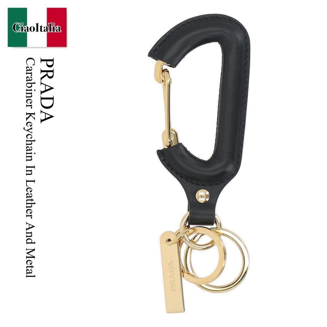 楽天市場】プラダ PRADA キーリング ブラック メンズ 1ps057 66a f0h76