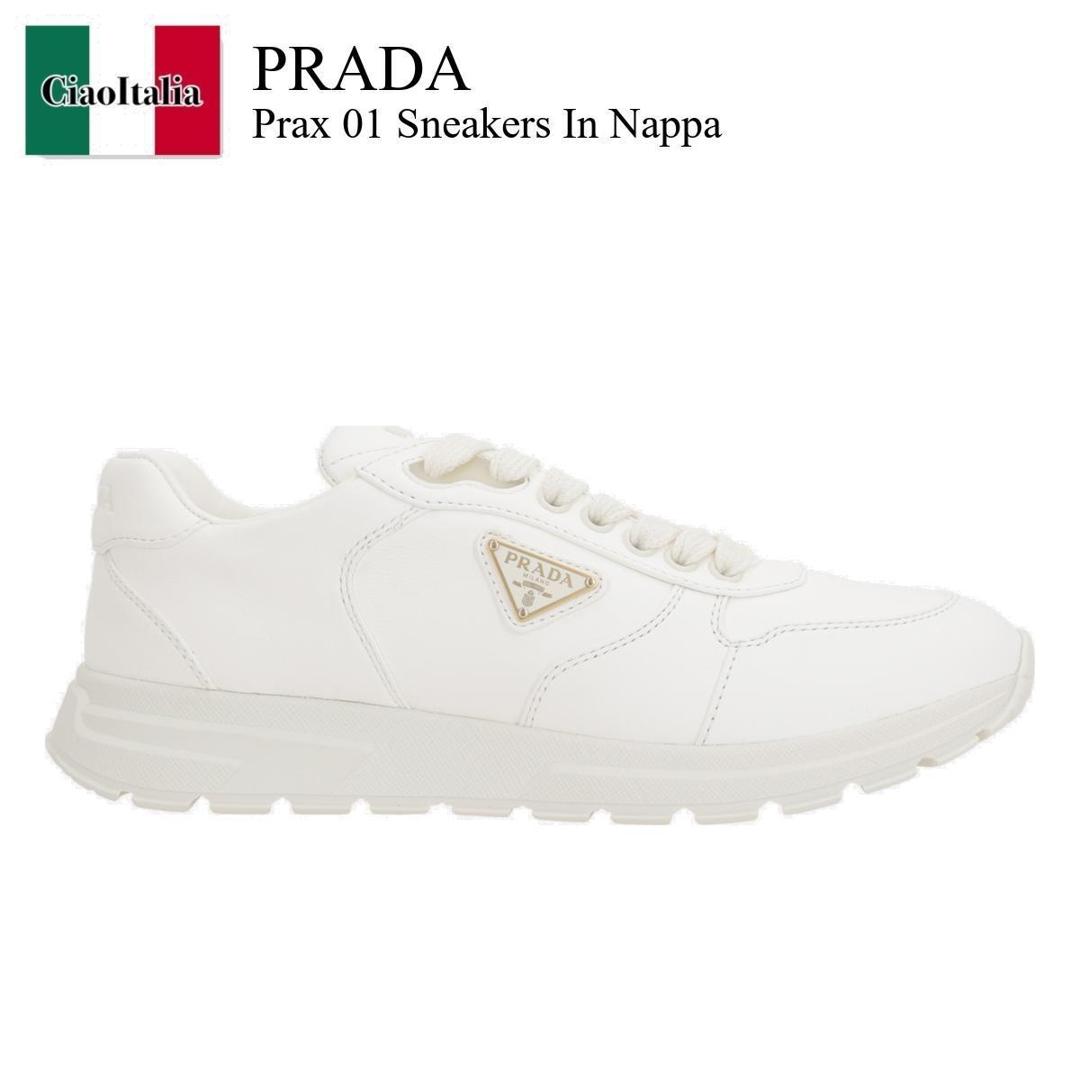 スニーカー Prada Nappa Sneakers ☆【PRADA】☆パデッド ナッパレザー スニーカー メン.ズ
