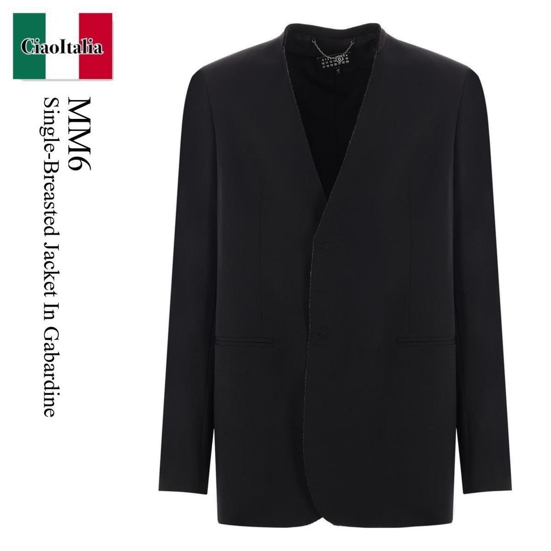 【数量限定・在庫限り・早い者勝ち！】 MM6 / Mm6 Single-Breasted Jacket In Gabardine / SH0BN0007M3515 / SH0BN0007M3515 3900 / SH0BN0007M35153900 / ジャケットその他