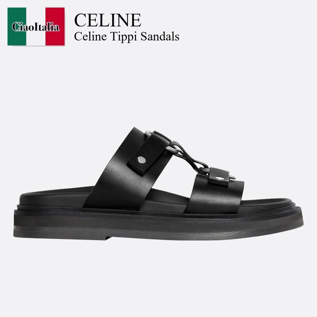 楽天市場】セリーヌ CELINE スライドサンダル ファーサンダル ベージュ