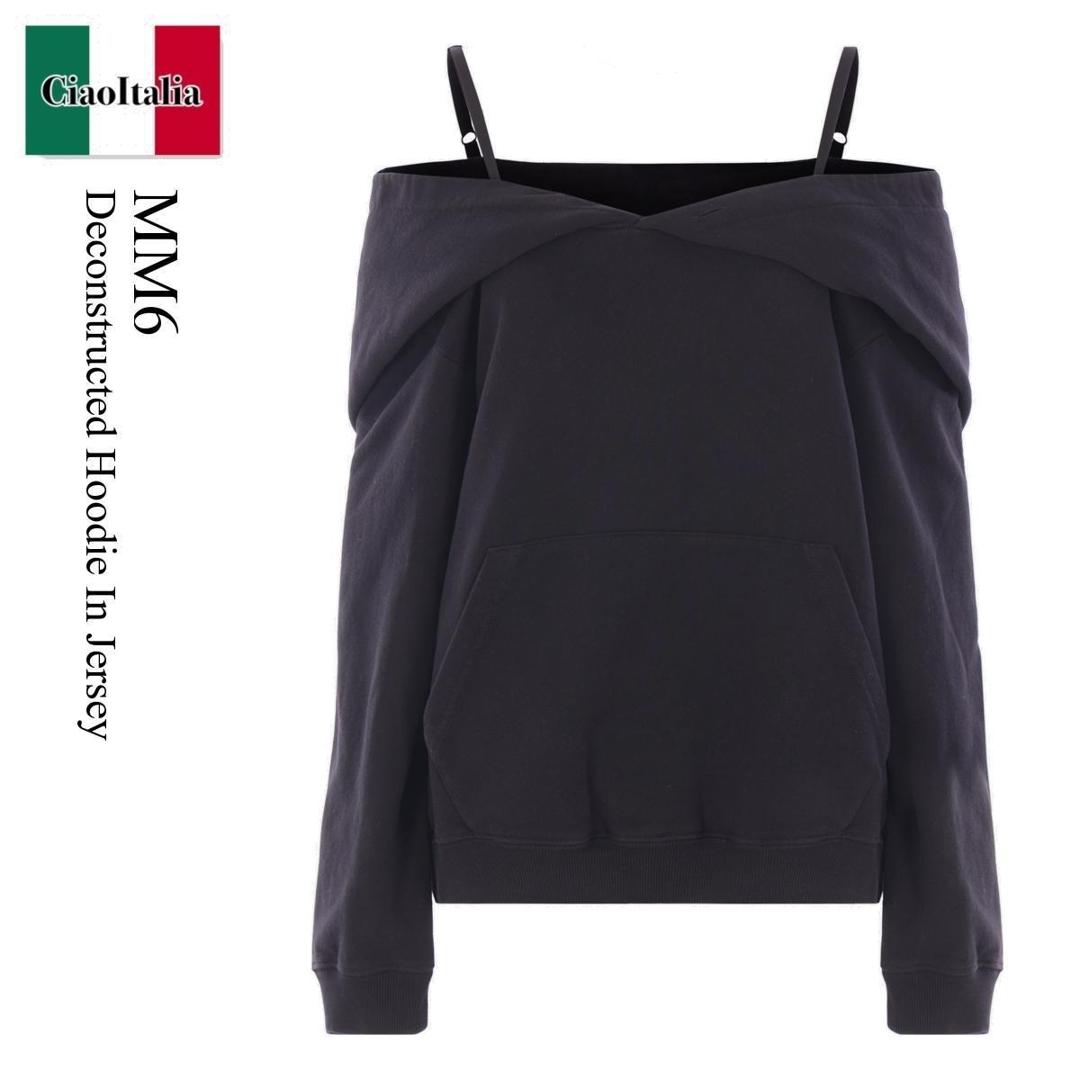 【数量限定・在庫限り・早い者勝ち！】 MM6 / Mm6 Deconstructed Hoodie In Jersey / S52GU0244M2501 / S52GU0244M2501 4900 / S52GU0244M25014900 / スウェット・トレーナー