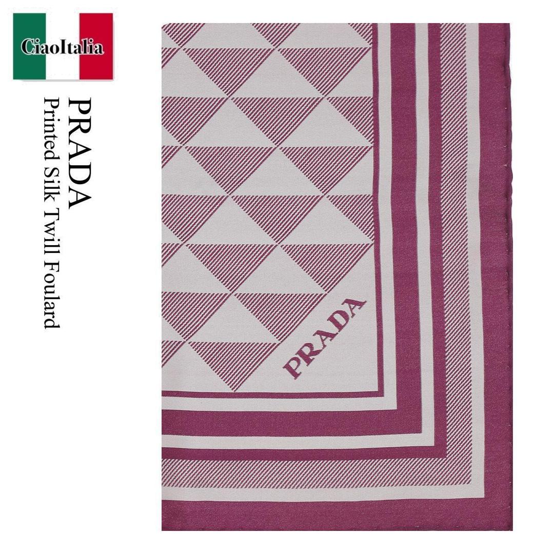 楽天市場】プラダ PRADAスカーフ レディース ピンク 1FF001 2DTP F0V4C