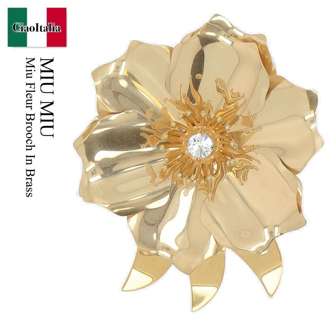 楽天市場】MIUMIU ミュウミュウ ブローチ 5JS116 2DNC レディース ピン