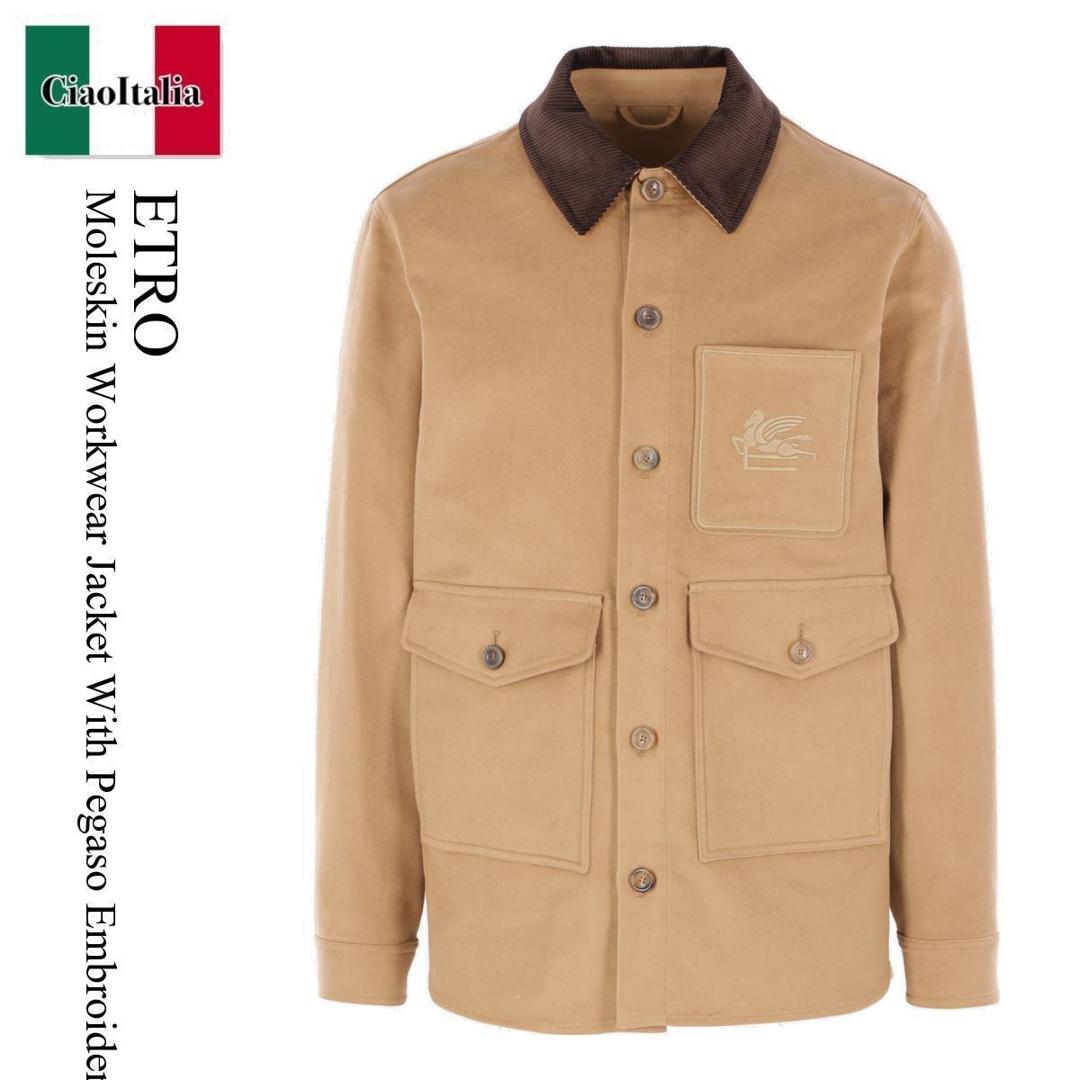 楽天市場】エトロ ETRO キルティング レザージャケット スタンドカラー