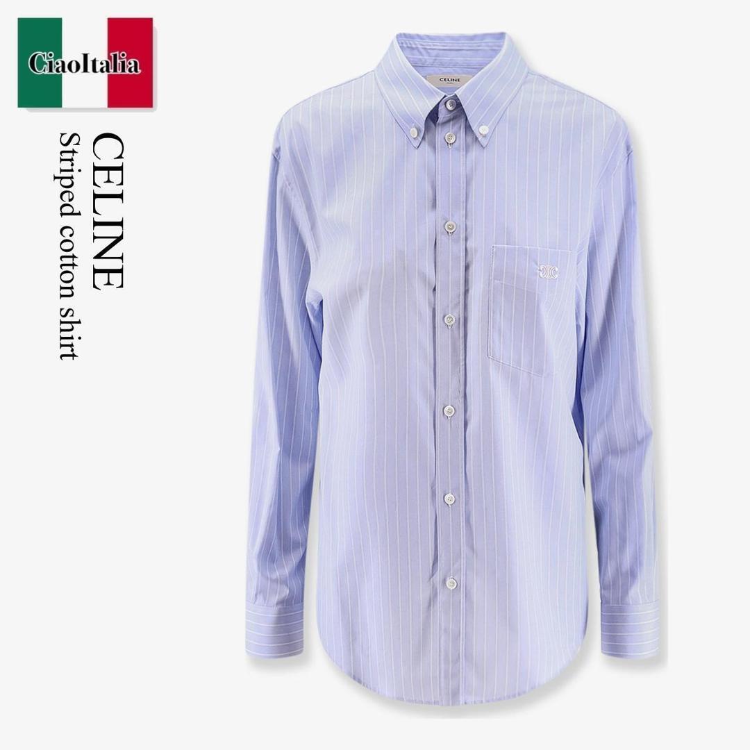 楽天市場】CELINE セリーヌ シャツ 2C837085S.05CC レディース