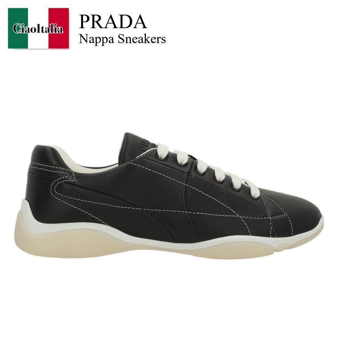 【数量限定・在庫限り・早い者勝ち！】 プラダ / Prada Nappa Sneakers / 2EE429 F0632 / 2EE429 FG000038 F0632 / 2EE429F0632 / 2EE429FG000038F0632 / スニーカー