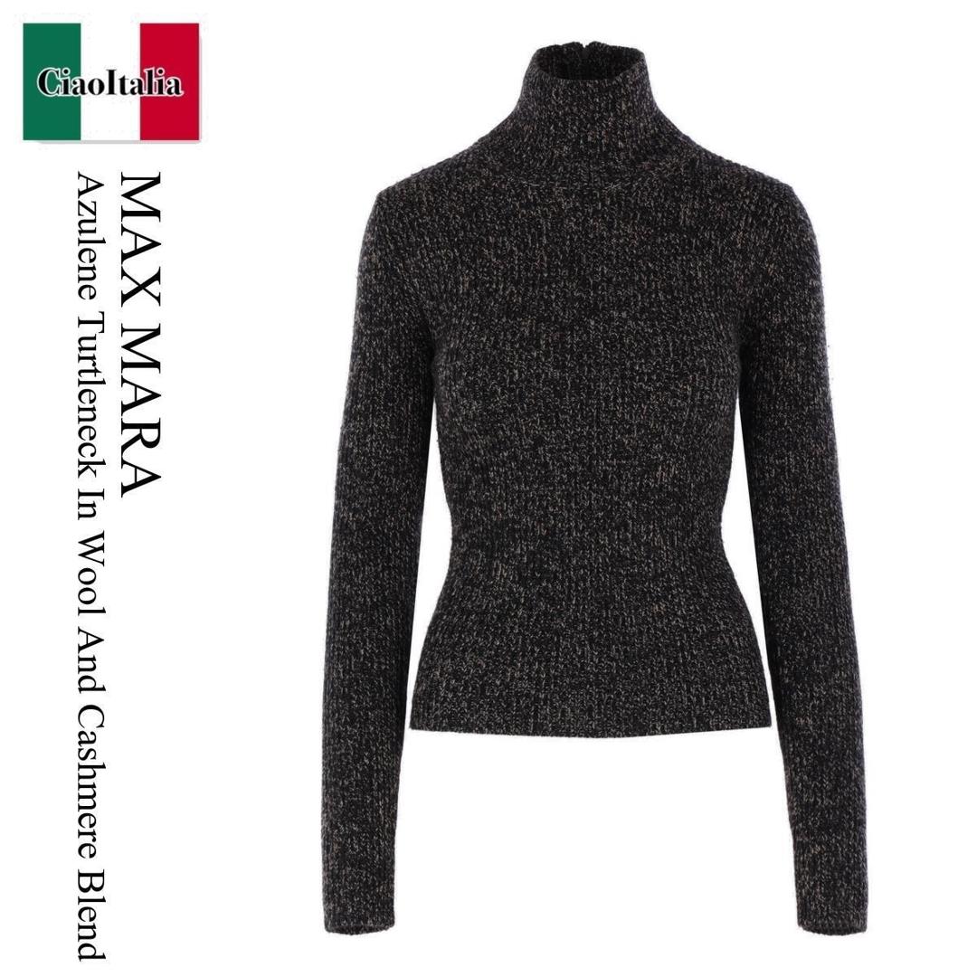 【数量限定・在庫限り・早い者勝ち！】 マックスマーラ / Max Mara Azulene Turtleneck In Wool And Cashmere Blend / 2521366383600 004 / 2521366383600 201 004 / 2521366383600004 / 2521366383600201004 / ニット・セーター