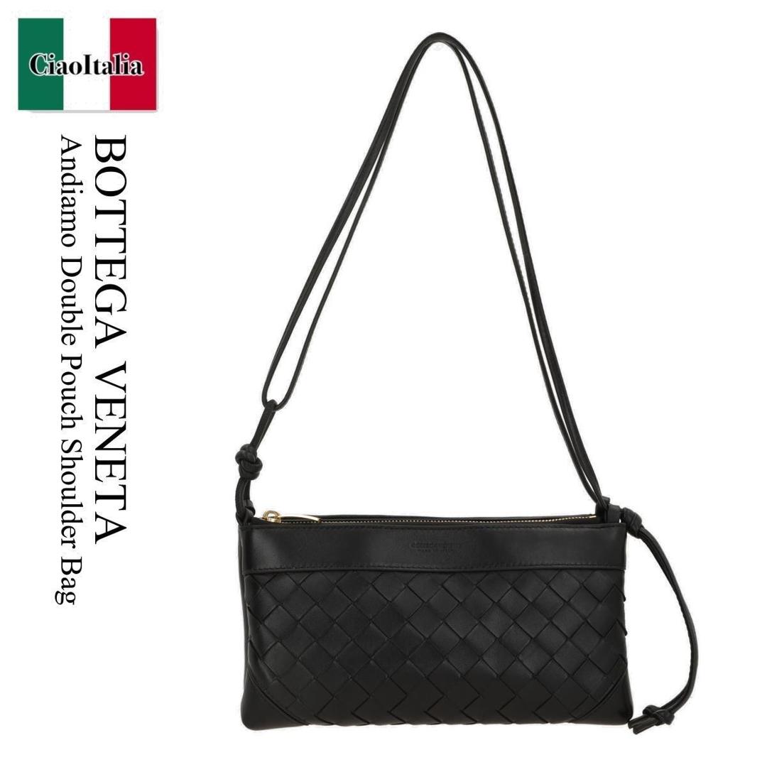 【数量限定・在庫限り・早い者勝ち！】 ボッテガ・ヴェネタ / かばん / カバン / Bottega Veneta Andiamo Double Pouch Shoulder Bag / 837574 VCPP1 / 837574 VCPP1 8425 / 837574VCPP1 / 837574VCPP18425 / ショルダーバッグ・ポシェット