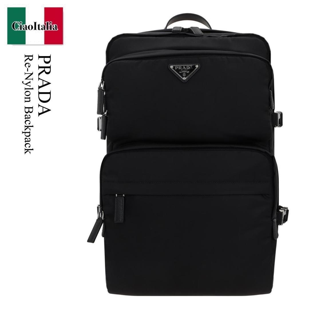 【数量限定・在庫限り・早い者勝ち！】 プラダ / かばん / カバン / Prada Re-Nylon Backpack / 2VZ101 F0002 / 2VZ101 VOOO2DMG F0002 / 2VZ101F0002 / 2VZ101VOOO2DMGF0002 / バックパック・リュック