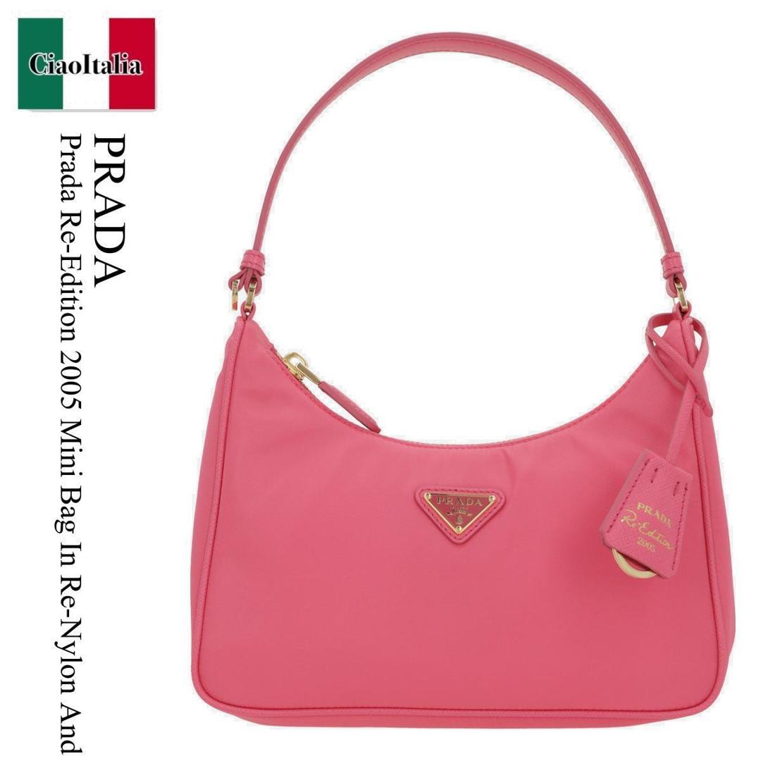 【数量限定・在庫限り・早い者勝ち！】 プラダ / かばん / カバン / Prada Prada Re-Edition 2005 Mini Bag In Re-Nylon And Saffian / 1N204X F0BMW / 1N204X R064 F0BMW / 1N204XF0BMW / 1N204XR064F0BMW / ハンドバッグ