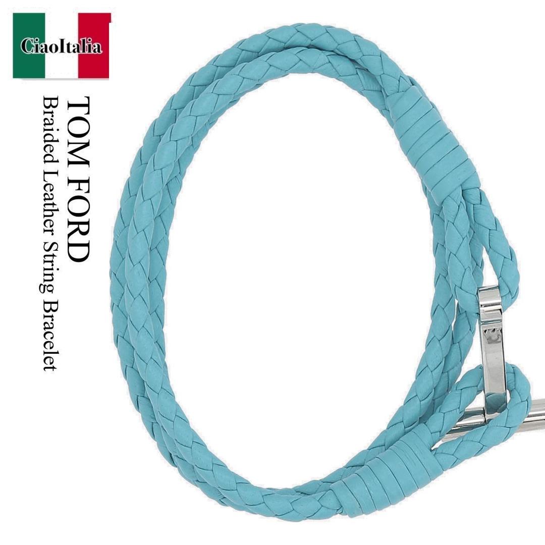 【数量限定・在庫限り・早い者勝ち！】 トム・フォード / Tom Ford Braided Leather String Bracelet / JM005ICL002SU / JM005ICL002SU DL / JM005ICL002SUDL / ブレスレット 43,701円