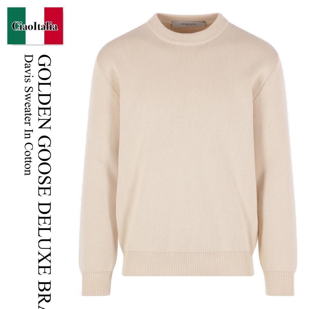 【数量限定・在庫限り・早い者勝ち!】 ゴールデングース / Golden Goose Deluxe Brand Davis Sweater In Cotton / GMP00841 P001972 / GMP00841 P001972 5550 / GMP00841P001972 / GMP00841P0019725550 / ニット・セーター