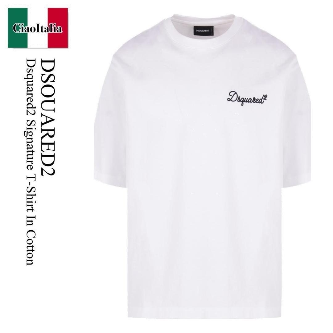 【数量限定・在庫限り・早い者勝ち！】 ディースクエアード / Dsquared2 Dsquared2 Signature T-Shirt In Cotton / S74GD152 5D2010 / S74GD152 5D2010 6100 / S74GD1525D2010 / S74GD1525D20106100 / Tシャツ・カットソー