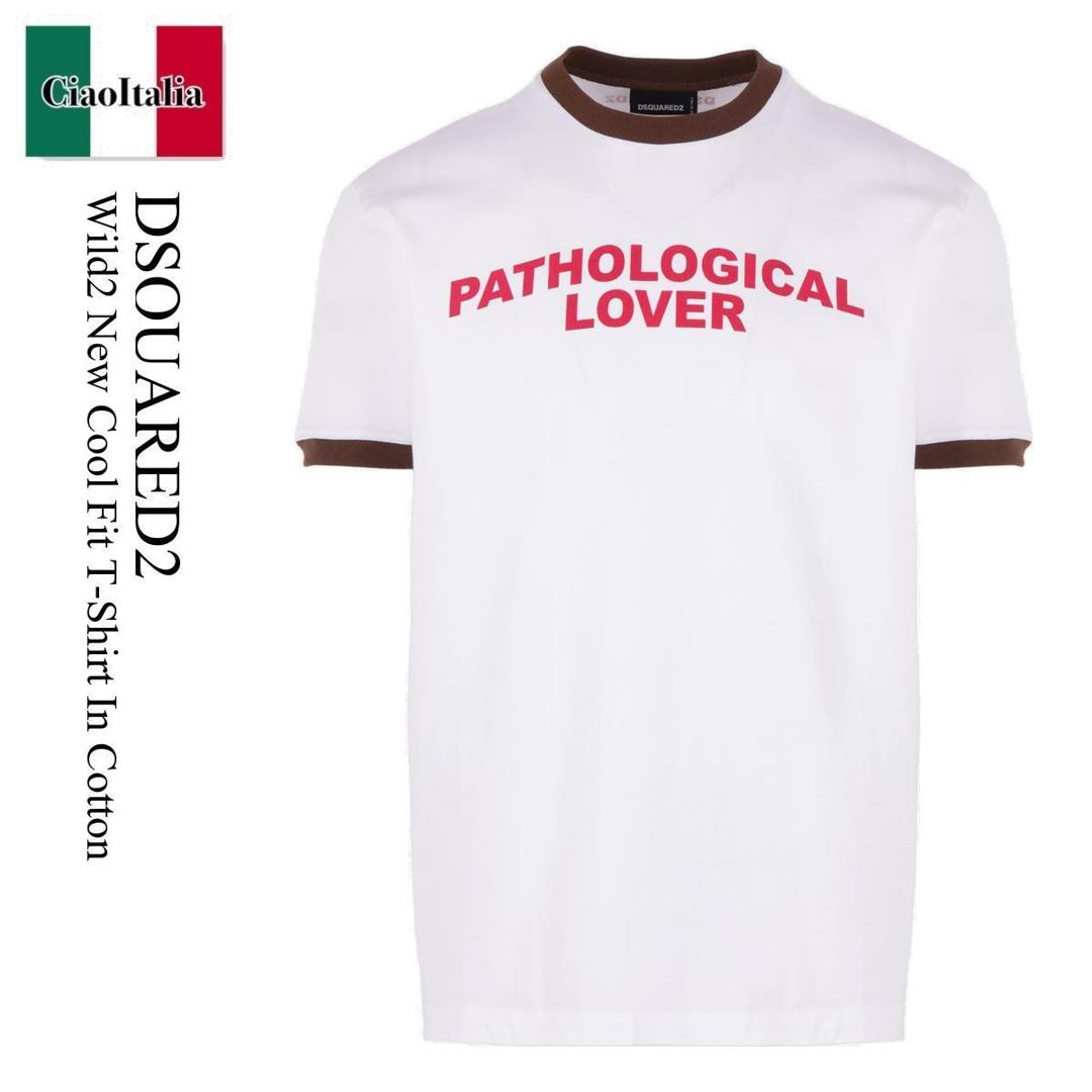 【数量限定・在庫限り・早い者勝ち!】 ディースクエアード / Dsquared2 Wild2 New Cool Fit T-Shirt In Cotton / S71GD165 7D2003 / S71GD165 7D2003 3965 / S71GD1657D2003 / S71GD1657D20033965 / Tシャツ・カットソー