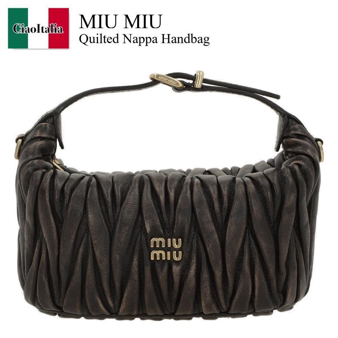 楽天市場】MIUMIU ミュウミュウ 巾着ポーチ 5NG005 2B4L レディース 鞄