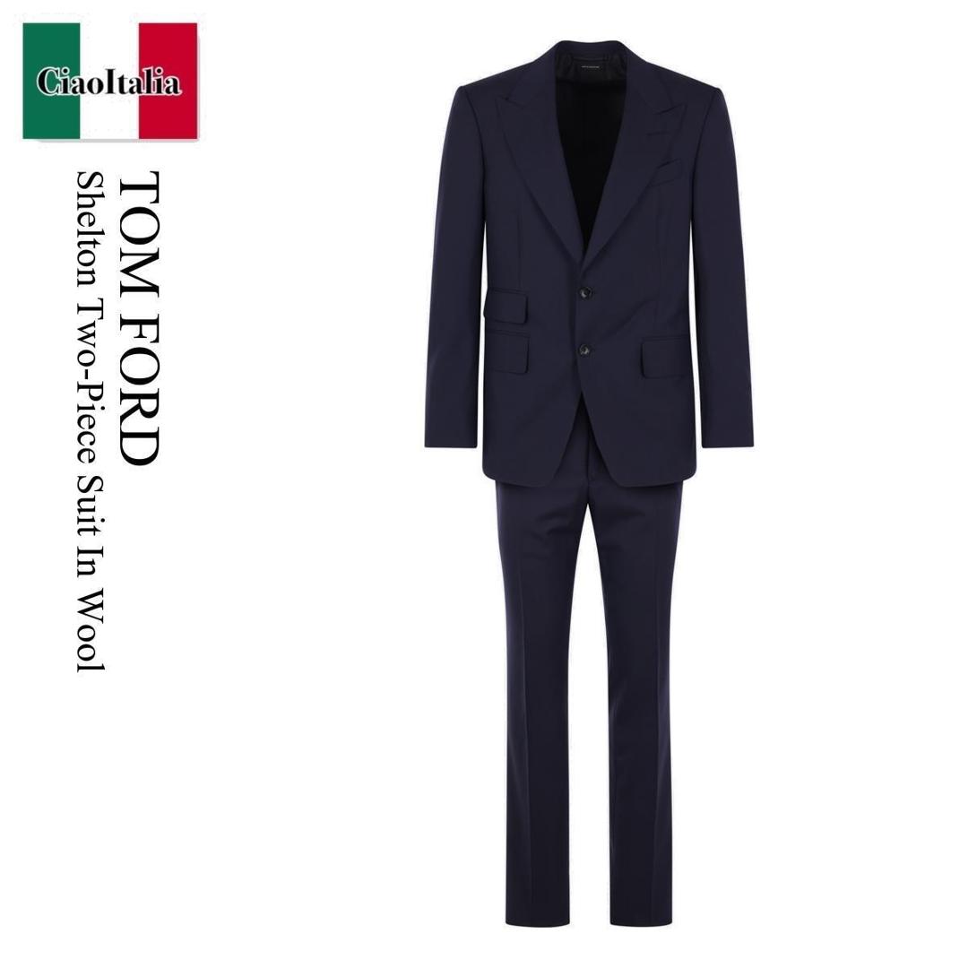 【数量限定・在庫限り・早い者勝ち！】 トム・フォード / Tom Ford Shelton Two-Piece Suit In Wool / 2LSP01WOS02UB / 2LSP01WOS02UB R / 2LSP01WOS02UBR / テーラードジャケット