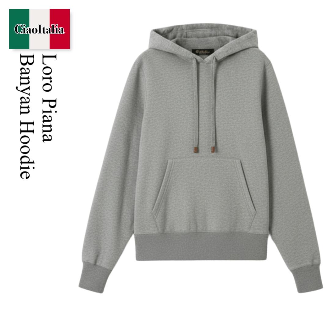【数量限定・在庫限り・早い者勝ち！】 ロロ・ピアーナ / Loro Piana Banyan Hoodie / FAQ6276 / FAQ6276 M004 / FAQ6276M004 / パーカー・フーディ