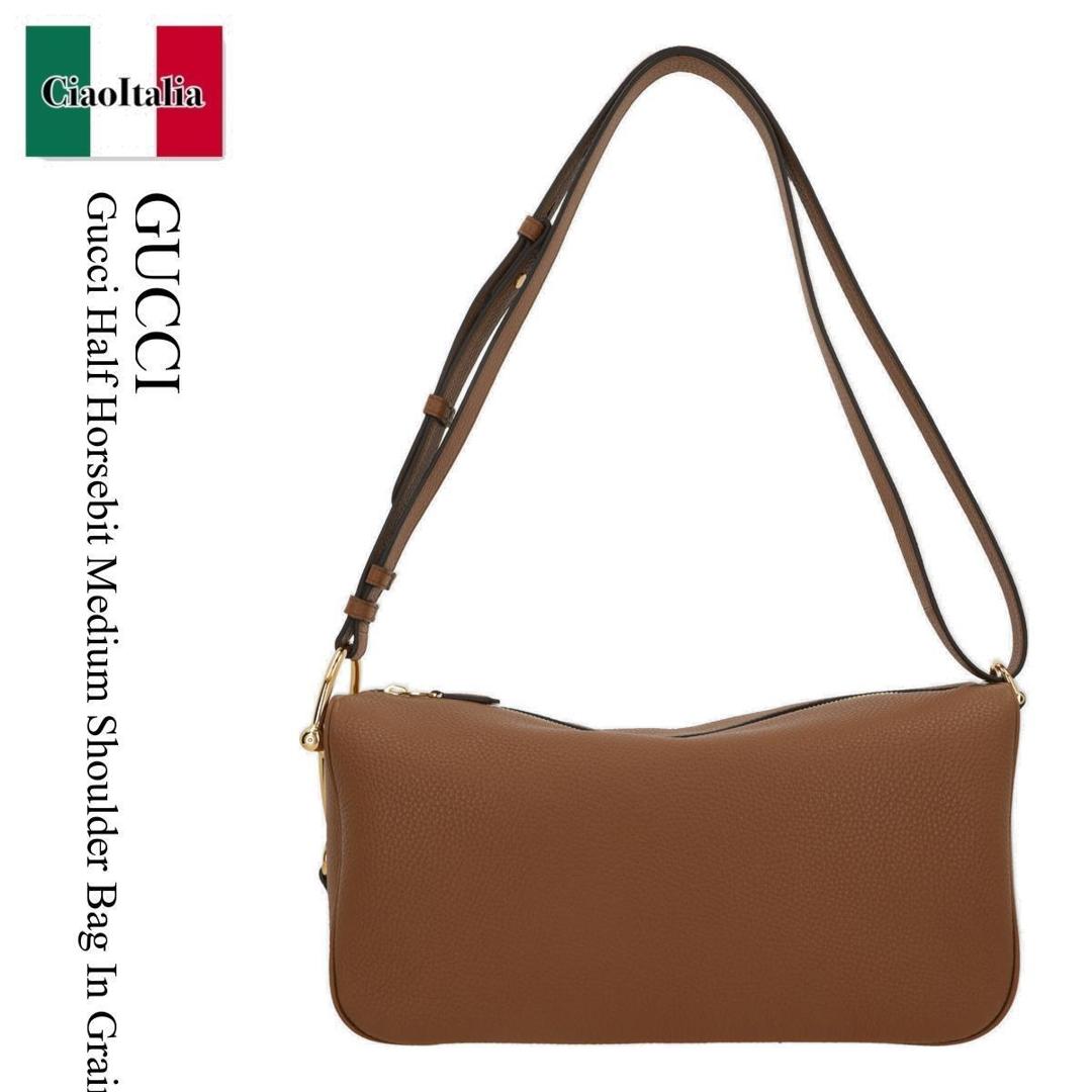 【数量限定・在庫限り・早い者勝ち！】 グッチ / かばん / カバン / Gucci Gucci Half Horsebit Medium Shoulder Bag / 860787 AAFDM / 860787 AAFDM 2718 / 860787AAFDM / 860787AAFDM2718 / ショルダーバッグ・ポシェット