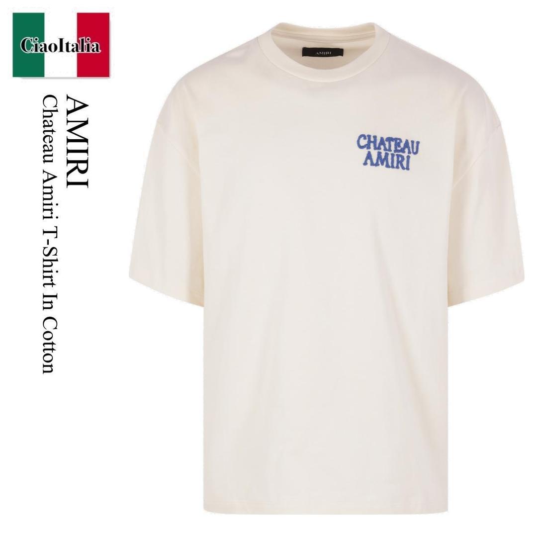【数量限定・在庫限り・早い者勝ち！】 アミリ / Amiri Chateau Amiri T-Shirt In Cotton / AMTOJR1106 / AMTOJR1106 127 / AMTOJR1106127 / Tシャツ・カットソー