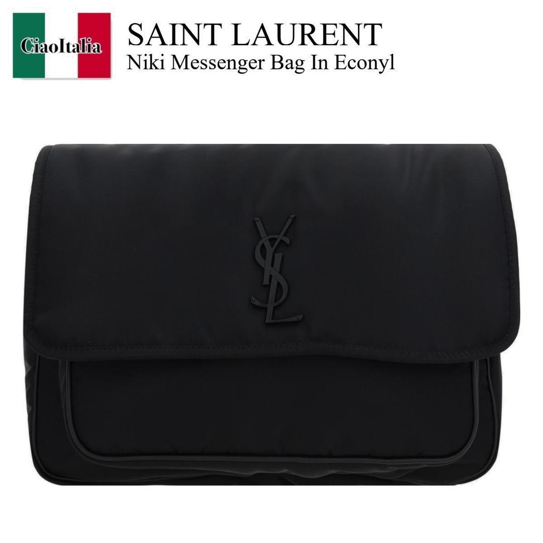 【数量限定・在庫限り・早い者勝ち!】 サンローラン / かばん / カバン / Saint Laurent Niki Messenger Bag In Econyl / 757146 FACKH / 757146 FACKH 1000 / 757146FACKH / 757146FACKH1000 / ショルダーバッグ