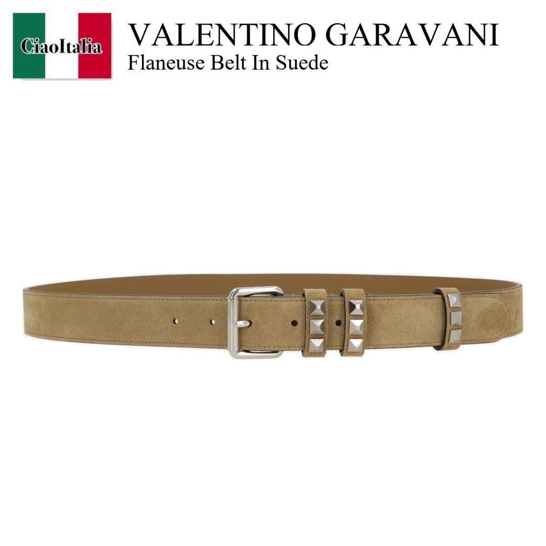 【数量限定・在庫限り・早い者勝ち！】 バレンチノ / Valentino Garavani Flaneuse Belt In Suede / 8Y2T0SV3TVQ / 8Y2T0SV3TVQ RDX / 8Y2T0SV3TVQRDX / ベルト