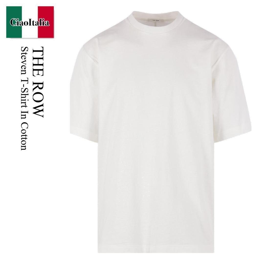 【数量限定・在庫限り・早い者勝ち！】 ザ・ロウ / The Row Steven T-Shirt In Cotton / 559K7 / 559K7 13 WHT / 559K713WHT / Tシャツ・カットソー